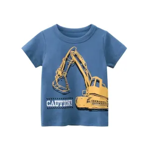 3D Cartoon Animal T-Shirt for Kids  Fun Summer Wear