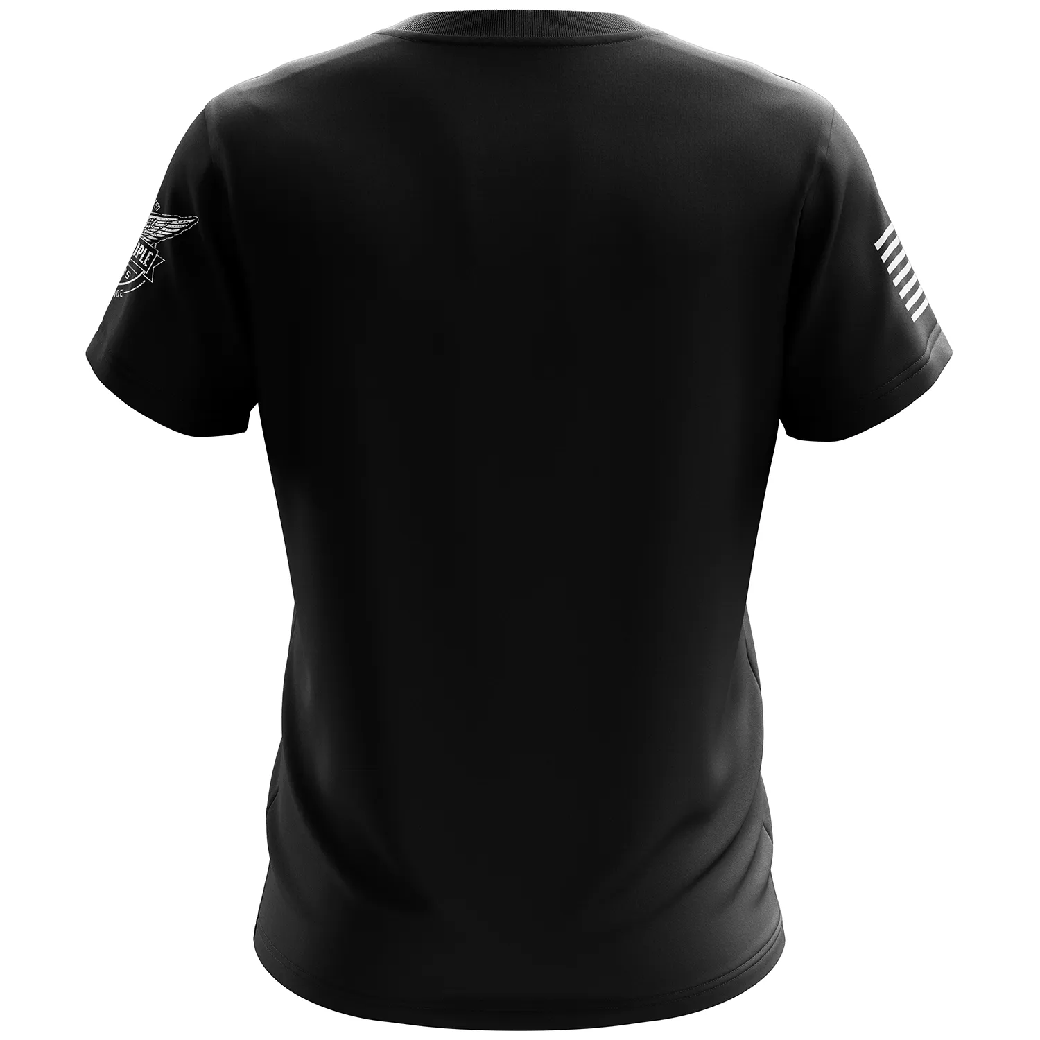 American Flag Thin Blue Line Short Sleeve Shirt