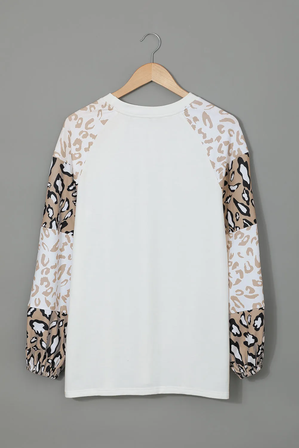 Beige Southern Belle Leopard Bubble Top