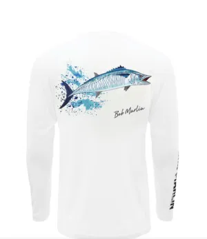 BOB MARLIN GEAR Men's Performance Short King Bob - White - Large