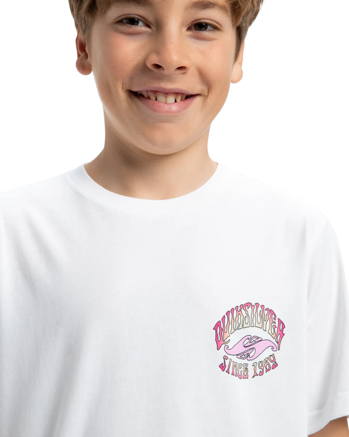 Boys Times Up T-Shirt in White