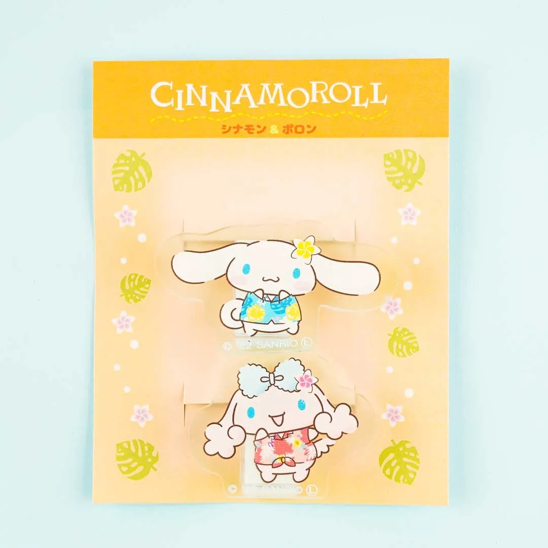 Cinnamoroll & Poron Summer Vacation Memo Clip Set - 2 pcs
