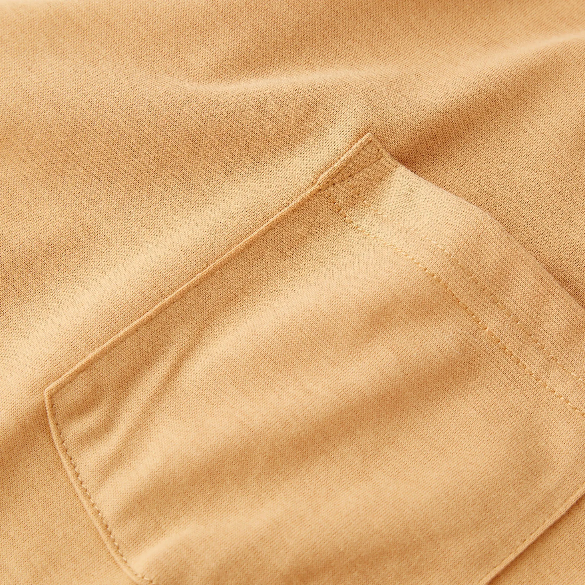Everyday Tee with Pocket in Camel