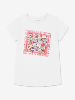 Guess Girls Maxi T-Shirt in White