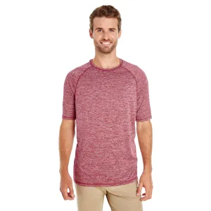 Holloway Men's Cardinal Heather Electrify 2.0 Short-Sleeve