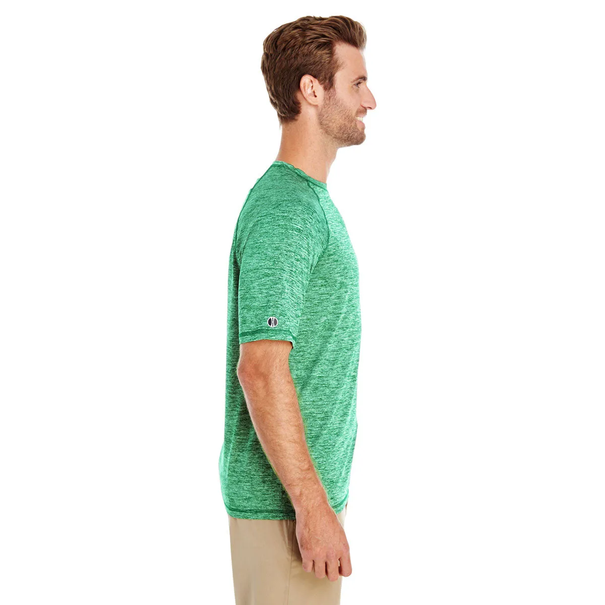 Holloway Men's Kelly Heather Electrify 2.0 Short-Sleeve