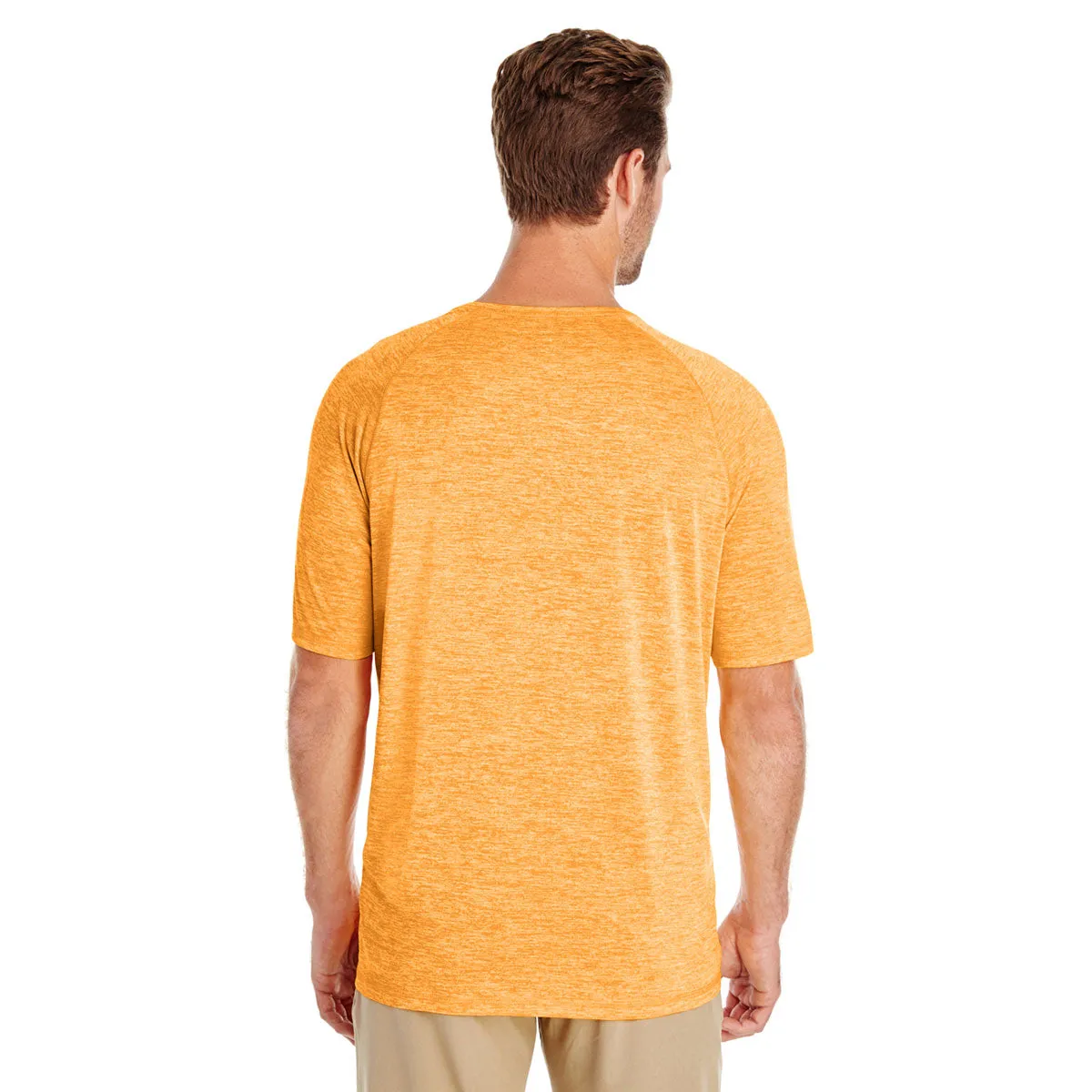 Holloway Men's Light Gold Heather Electrify 2.0 Short-Sleeve