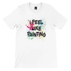 I Feel Like Painting  -  Premium Unisex Crewneck T-shirt