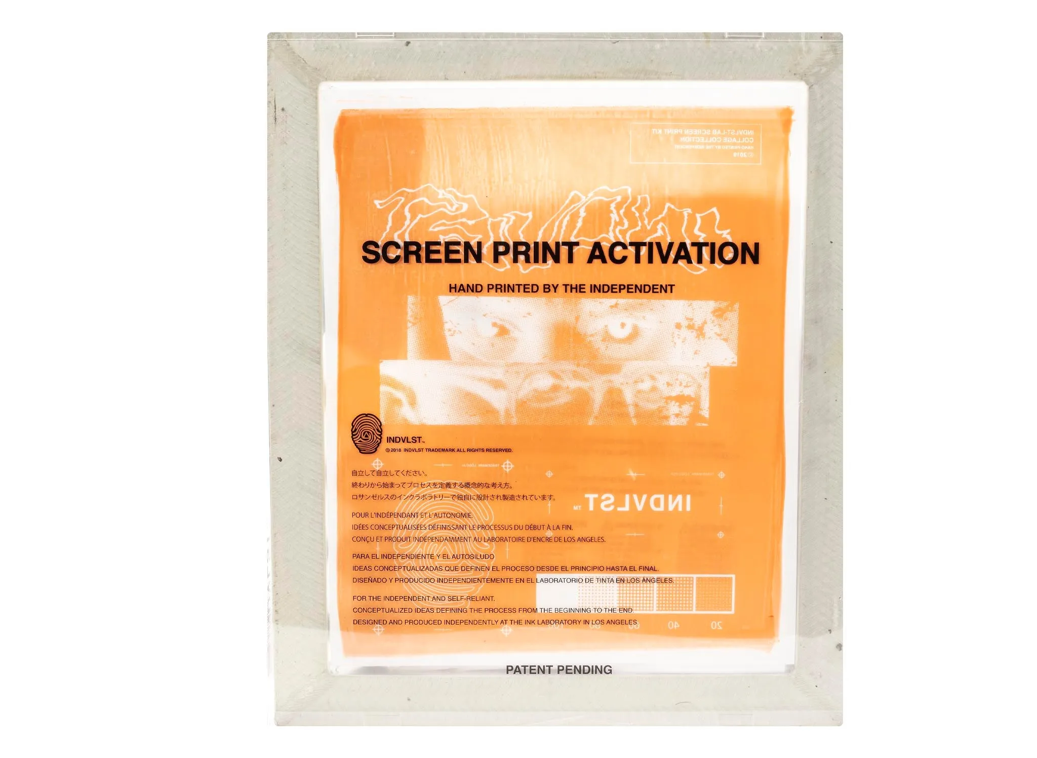 INDVLST Visions Print Kit Long Sleeve T-Shirt 'White'