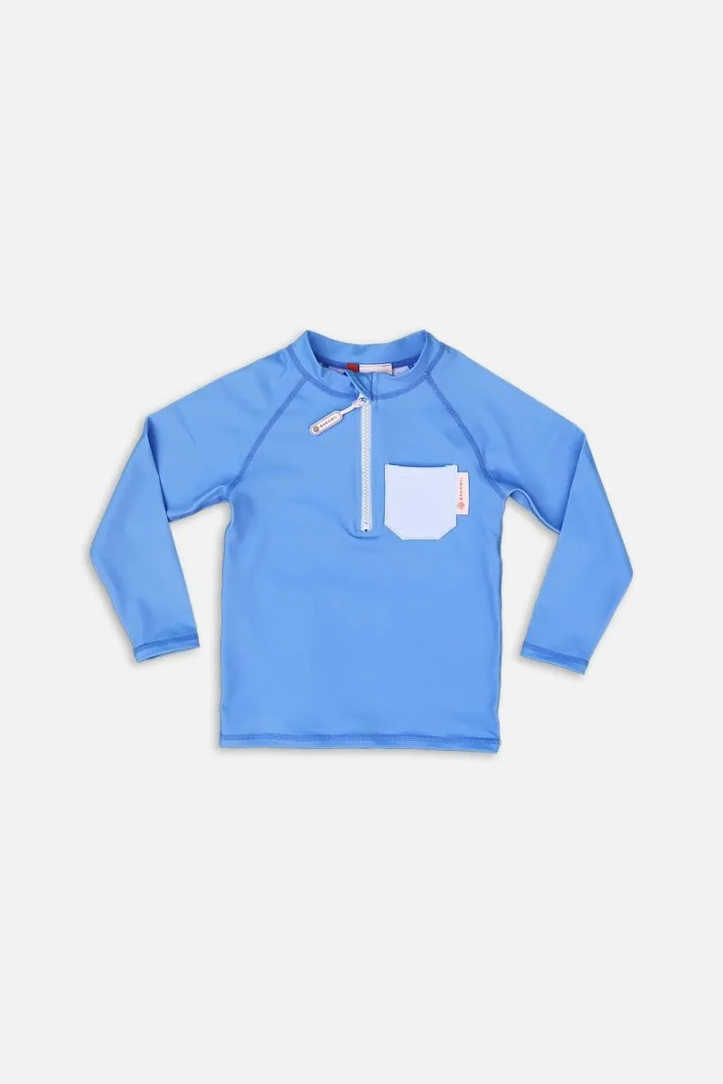 Kids UV T-Shirt - Long sleeve  - Blue