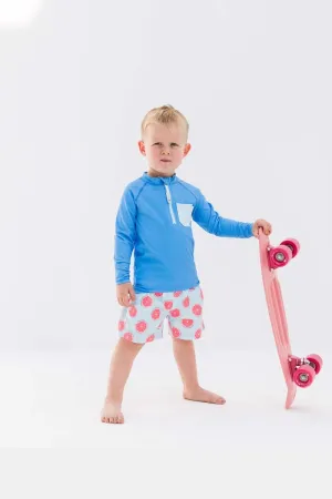 Kids UV T-Shirt - Long sleeve  - Blue