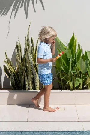 Kids UV T-Shirt - Short sleeve  - Fresh Blue
