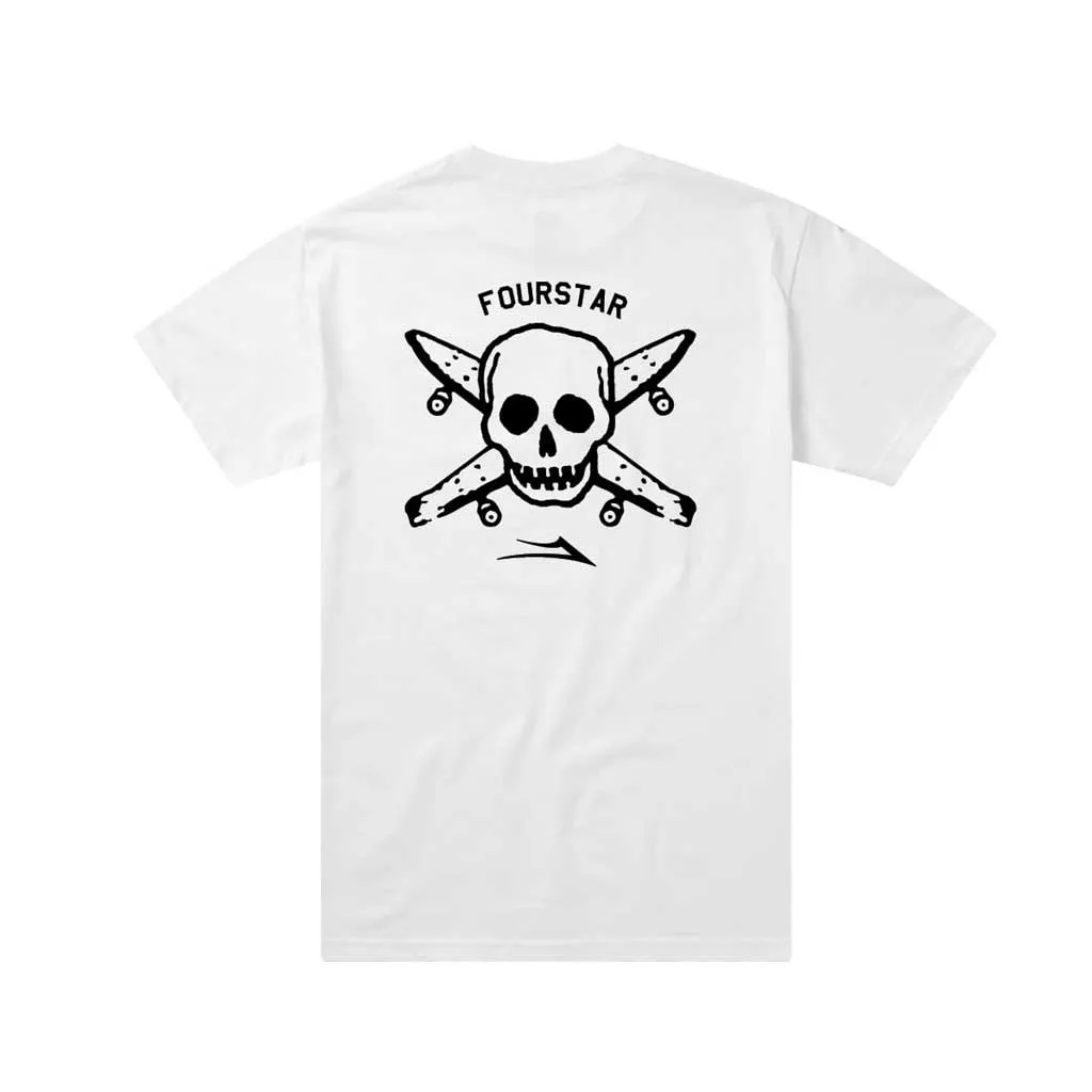 Lakai x Fourstar Street Pirate Tee - White