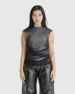 Layered Pin Muscle Tank (W)