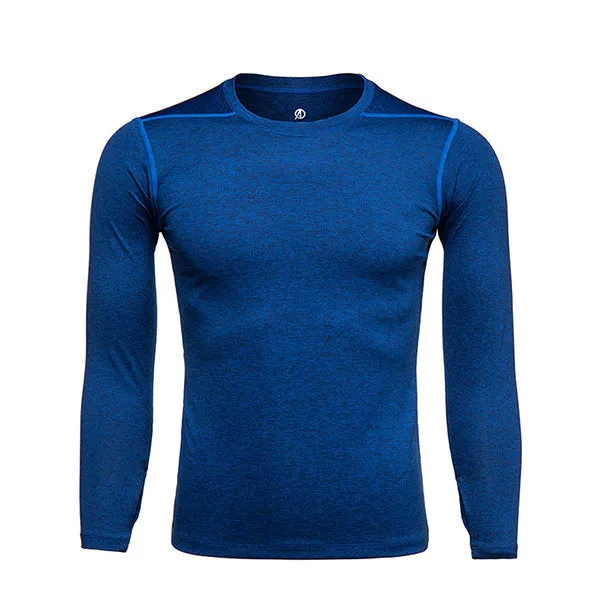Mens Quick-drying Sports Slim Fit T-shirt