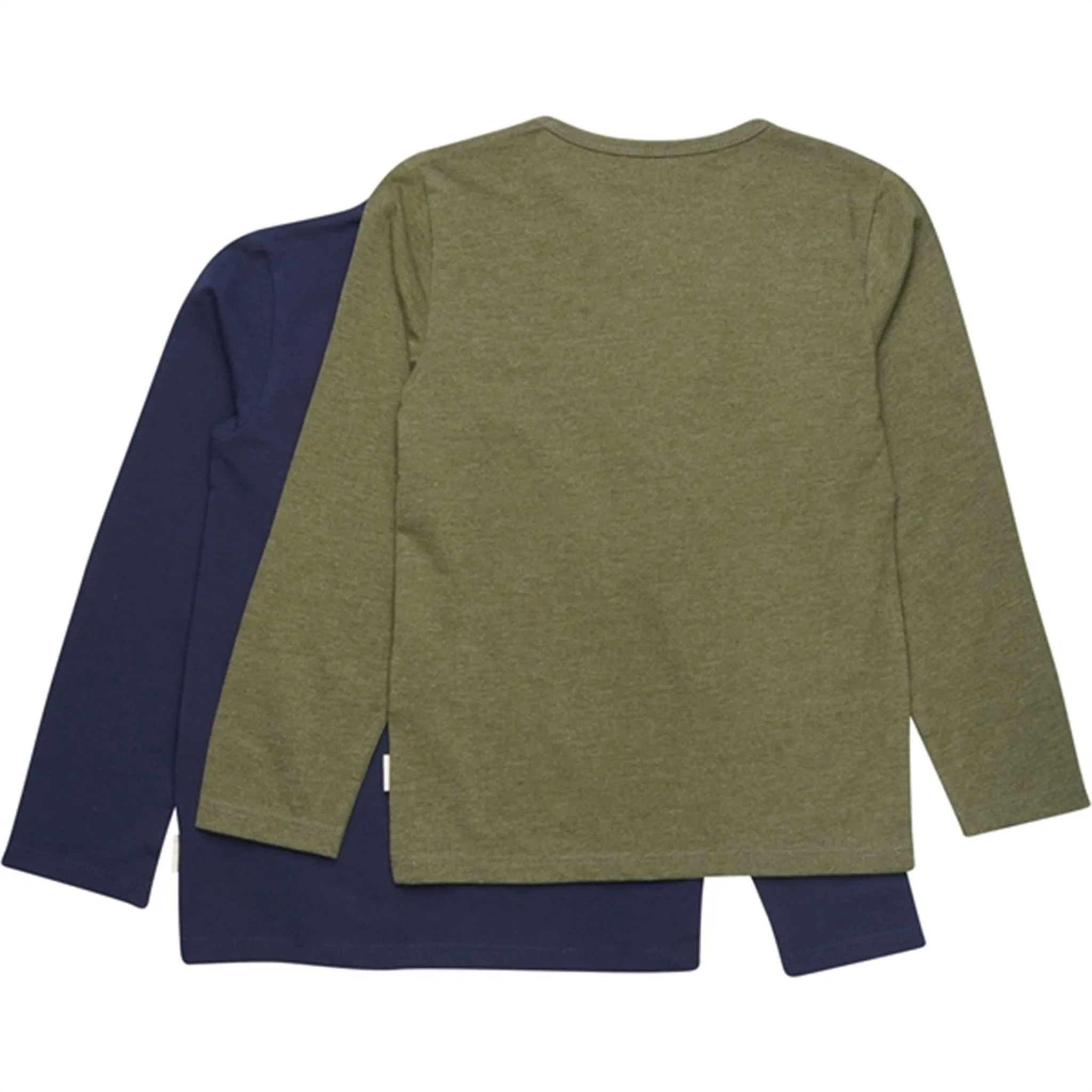 Minymo Dark Olive Blouse Basic 34 2-pack NOOS