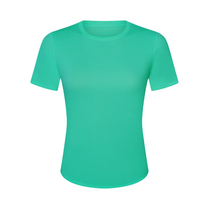 Moisture Wicking Water Cooling Sports T Shirt Women Quick Drying Breathable Running Fitness Tennis Top