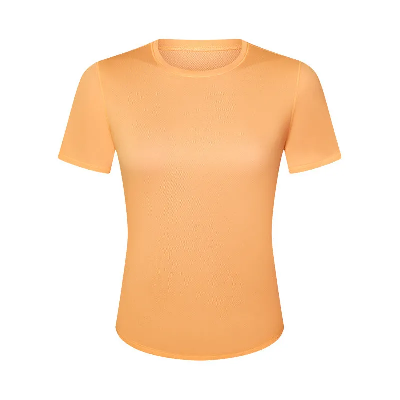 Moisture Wicking Water Cooling Sports T Shirt Women Quick Drying Breathable Running Fitness Tennis Top