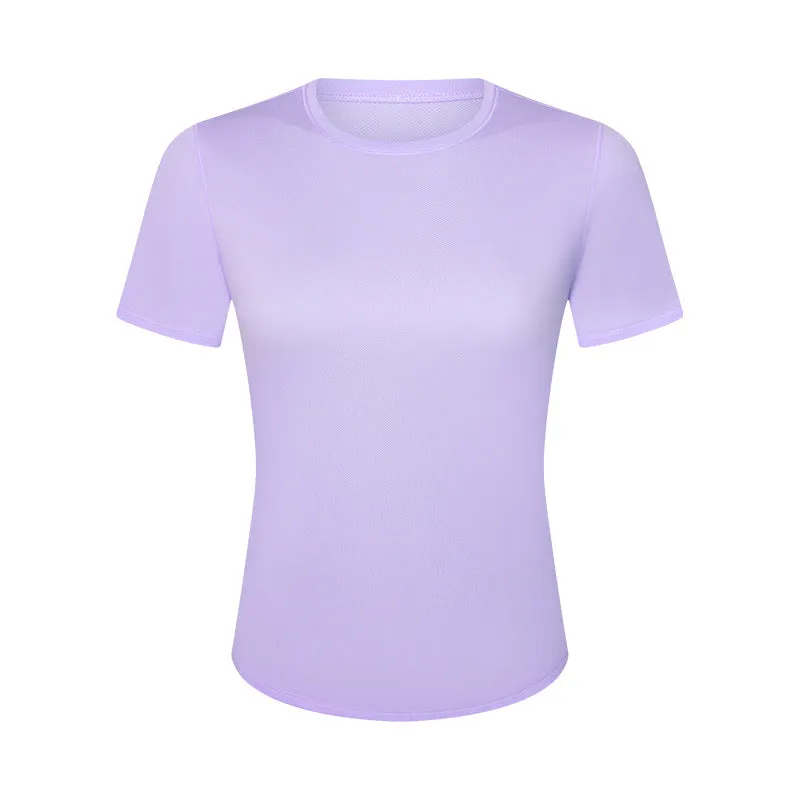 Moisture Wicking Water Cooling Sports T Shirt Women Quick Drying Breathable Running Fitness Tennis Top