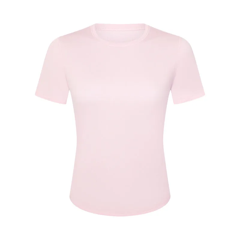 Moisture Wicking Water Cooling Sports T Shirt Women Quick Drying Breathable Running Fitness Tennis Top