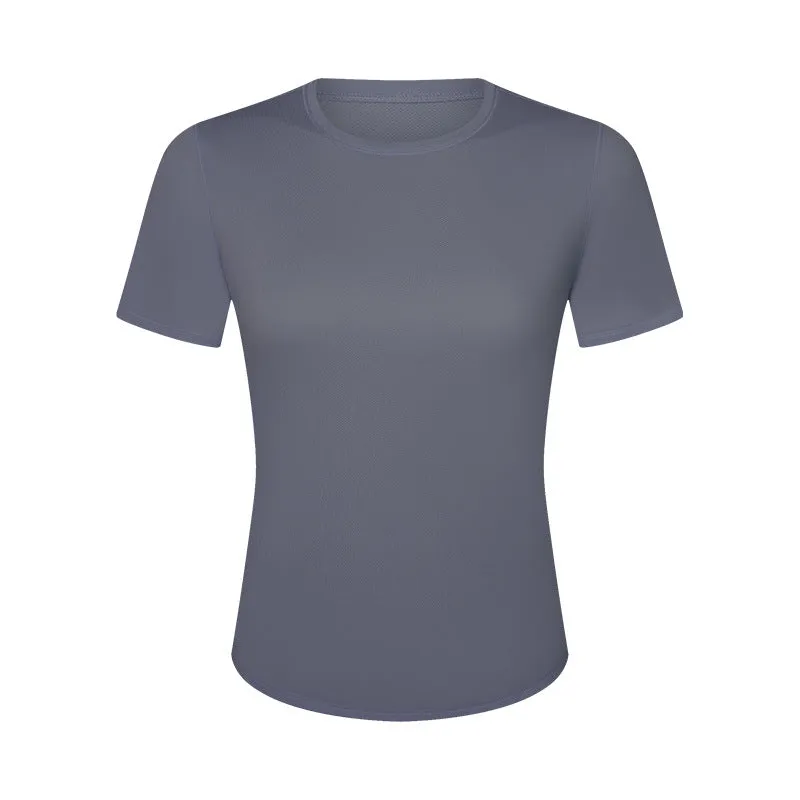 Moisture Wicking Water Cooling Sports T Shirt Women Quick Drying Breathable Running Fitness Tennis Top