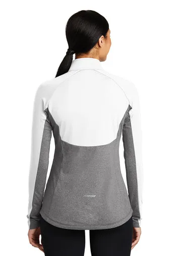 NEW! Contrasting color block Sport Wick Half Zip Pullover