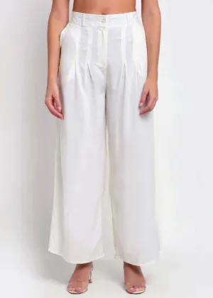 Off White Palazzo Pants