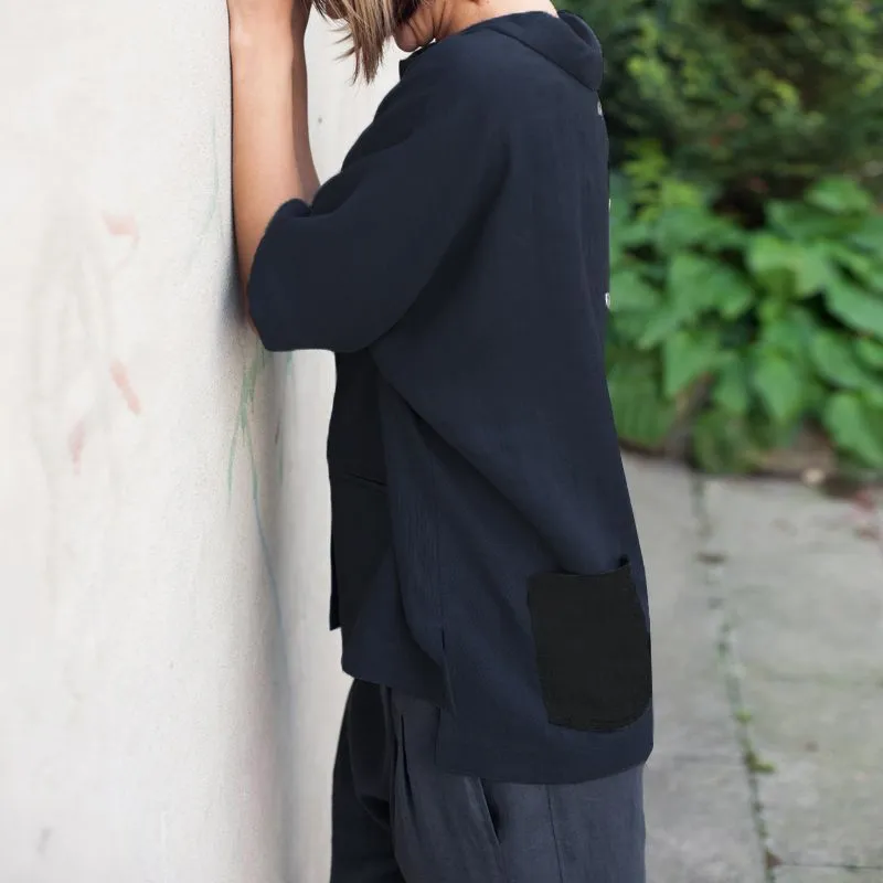 Oversized Vintage Cotton Tops 2019 Summer Women Blouses