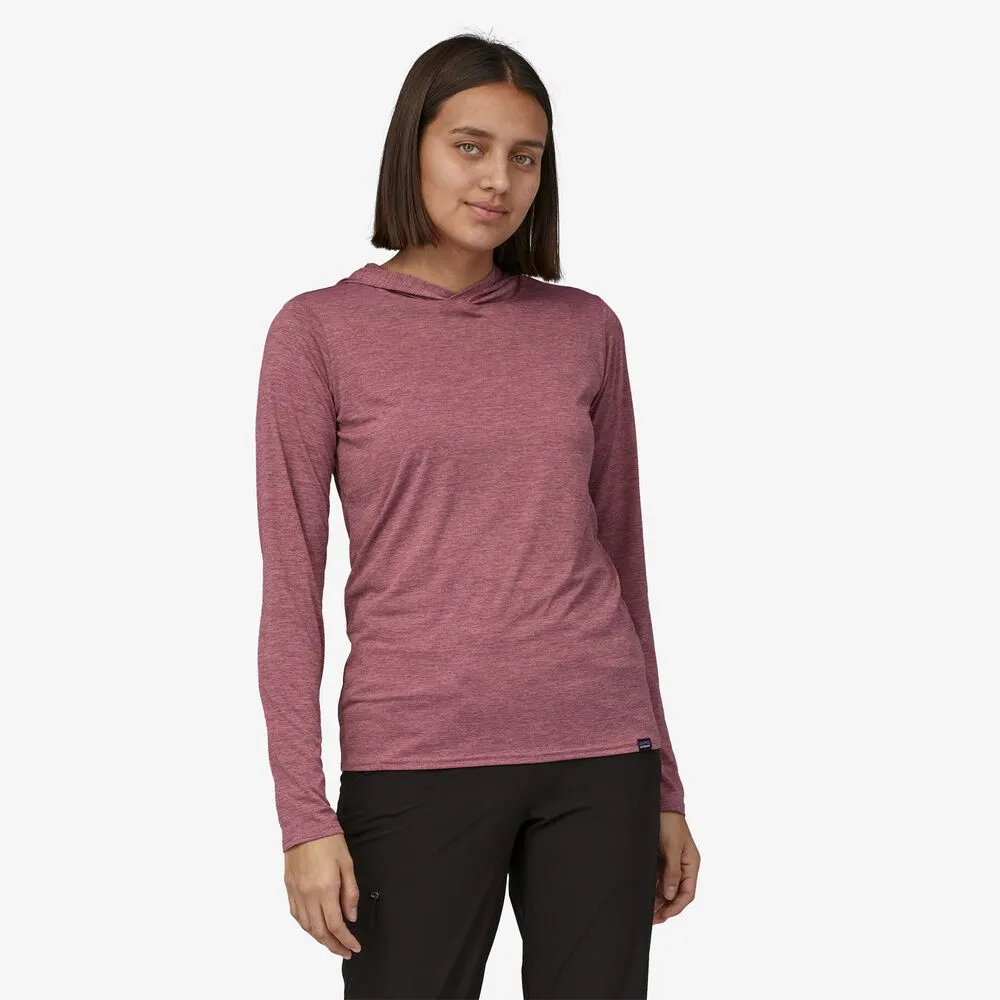 Patagonia Cap Cool Daily Hooded L/S Tee-Evening Mauve - Light Evening Mauve X-Dye