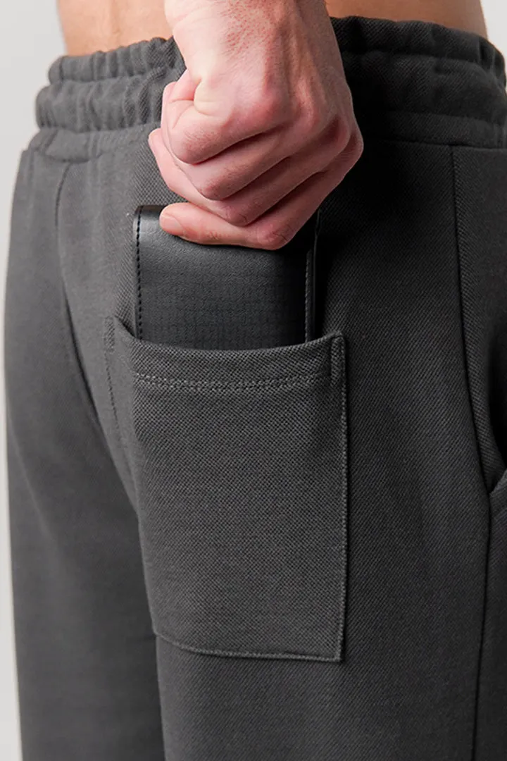 Pintex Jogger Pants - Dark Grey
