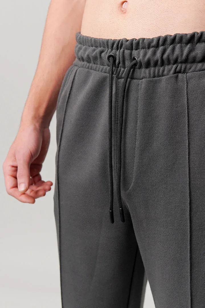 Pintex Jogger Pants - Dark Grey