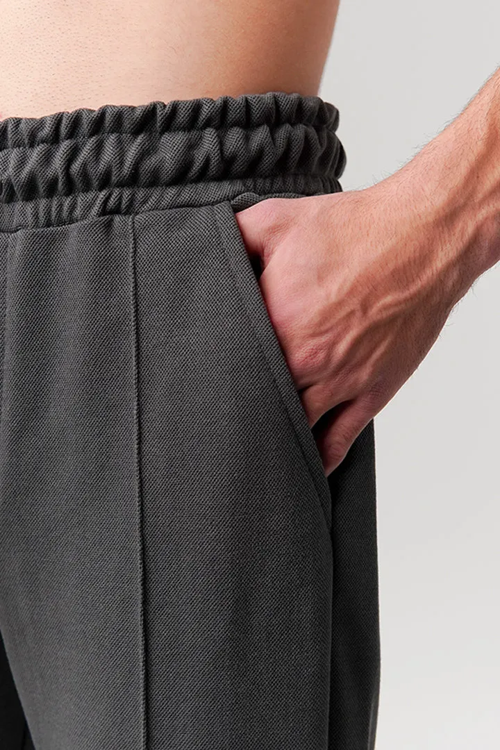 Pintex Jogger Pants - Dark Grey