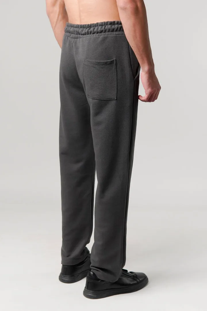 Pintex Jogger Pants - Dark Grey