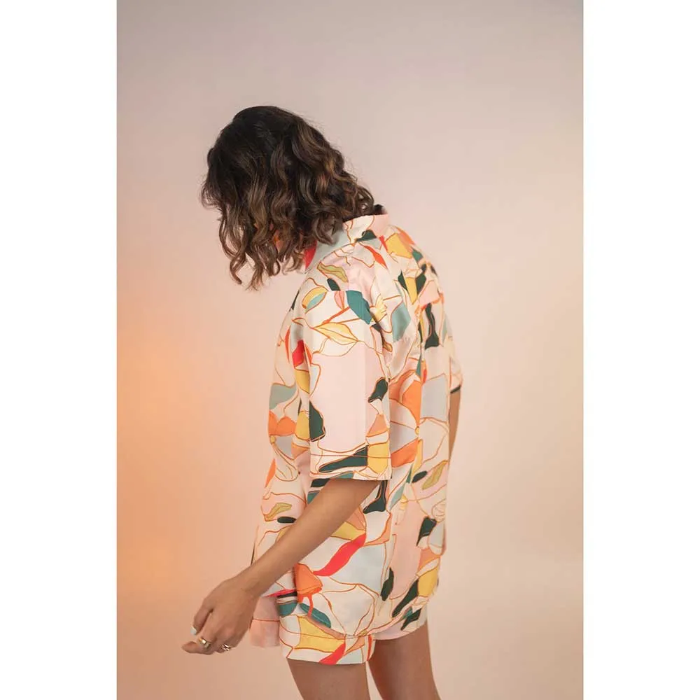 Poppi Printed Oversized Juno Shirt