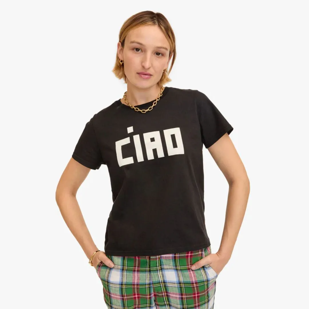 "Block Ciao" Classic Tee (Black)