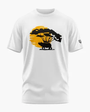 RHINO SUNSET Signature LuxeSoft Cotton T-Shirt