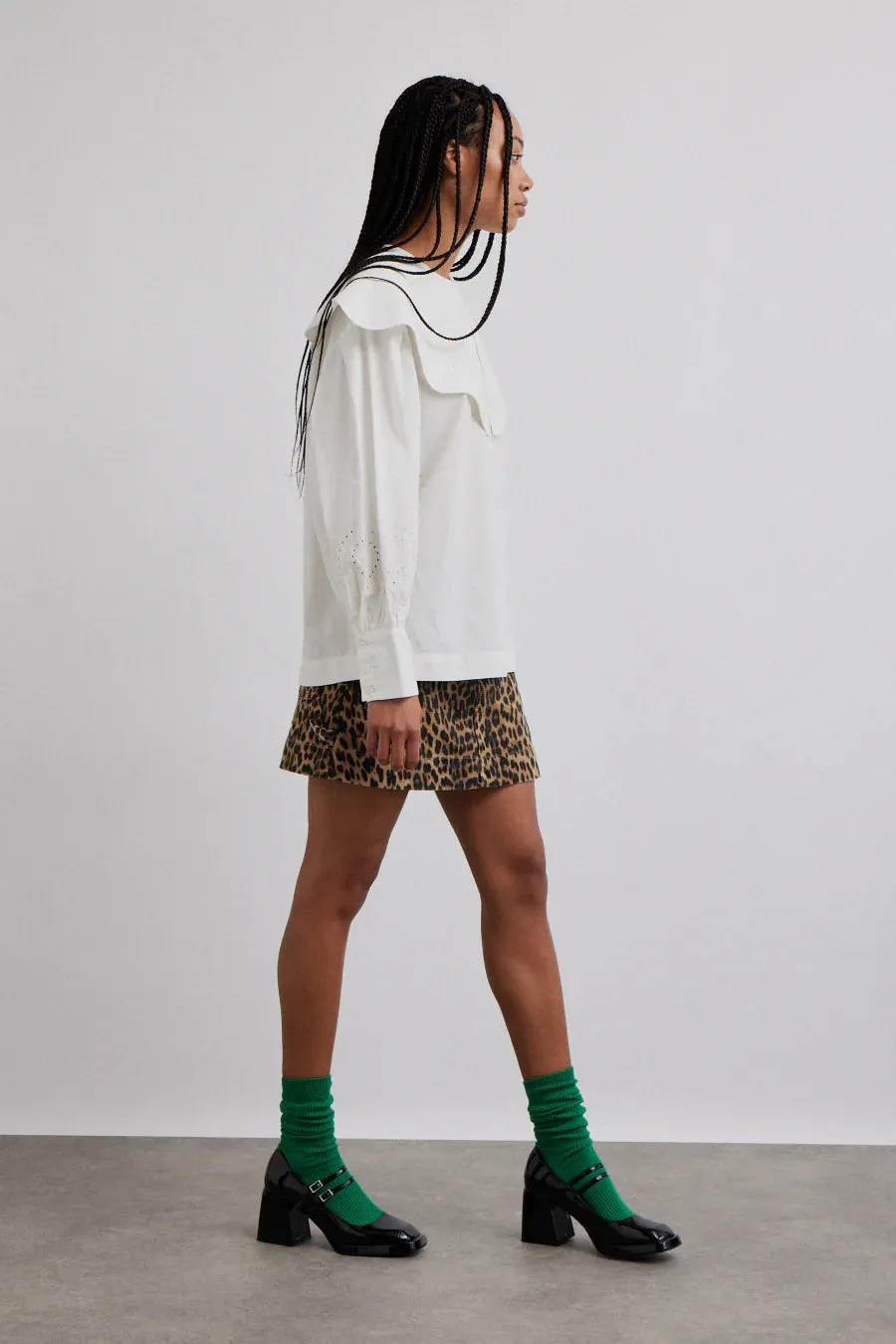 Romeo Embroided Blouse White