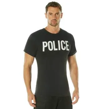 Rothco 2-Sided Police T-Shirt / Black