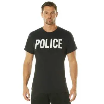 Rothco 2-Sided Police T-Shirt / Black