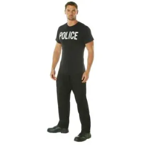 Rothco 2-Sided Police T-Shirt / Black