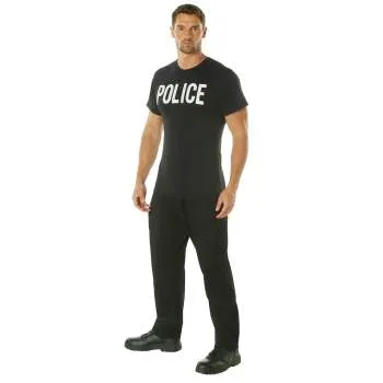Rothco 2-Sided Police T-Shirt / Black