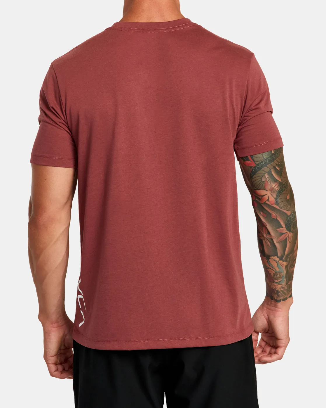RVCA 2X Tee - Oxblood Red