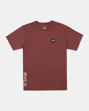 RVCA 2X Tee - Oxblood Red