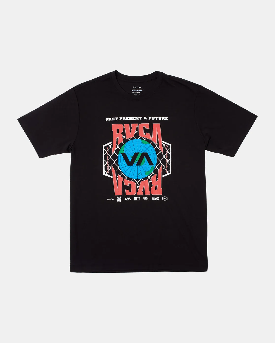RVCA Global Grid T-Shirt - Black