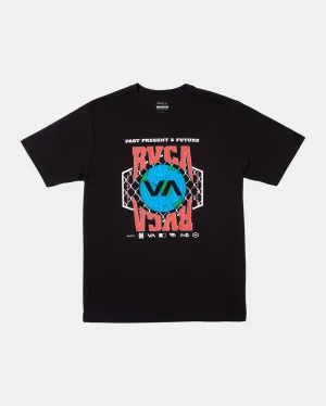 RVCA Global Grid T-Shirt - Black