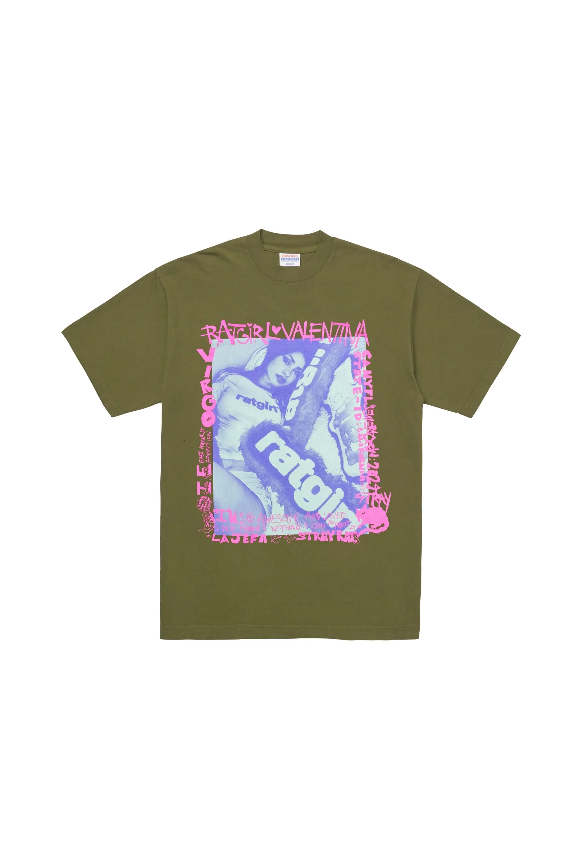 STRAY RATS - VALENTINA RATGIRL TEE