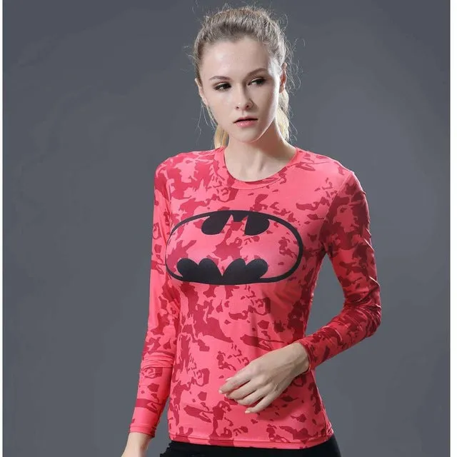 Superman T-shirts Women Long