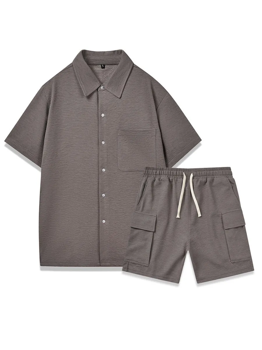 Two-Piece Shirt and Cargo Shorts