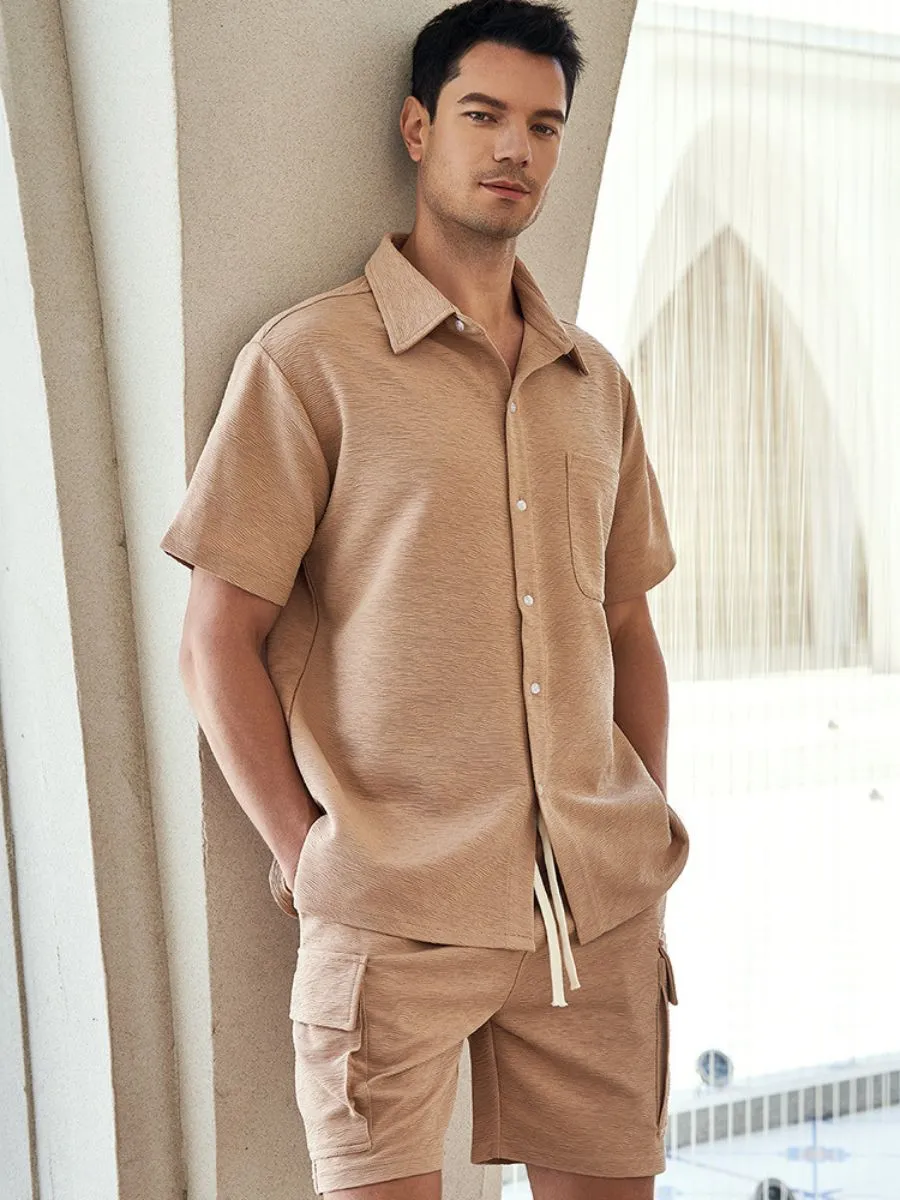 Two-Piece Shirt and Cargo Shorts