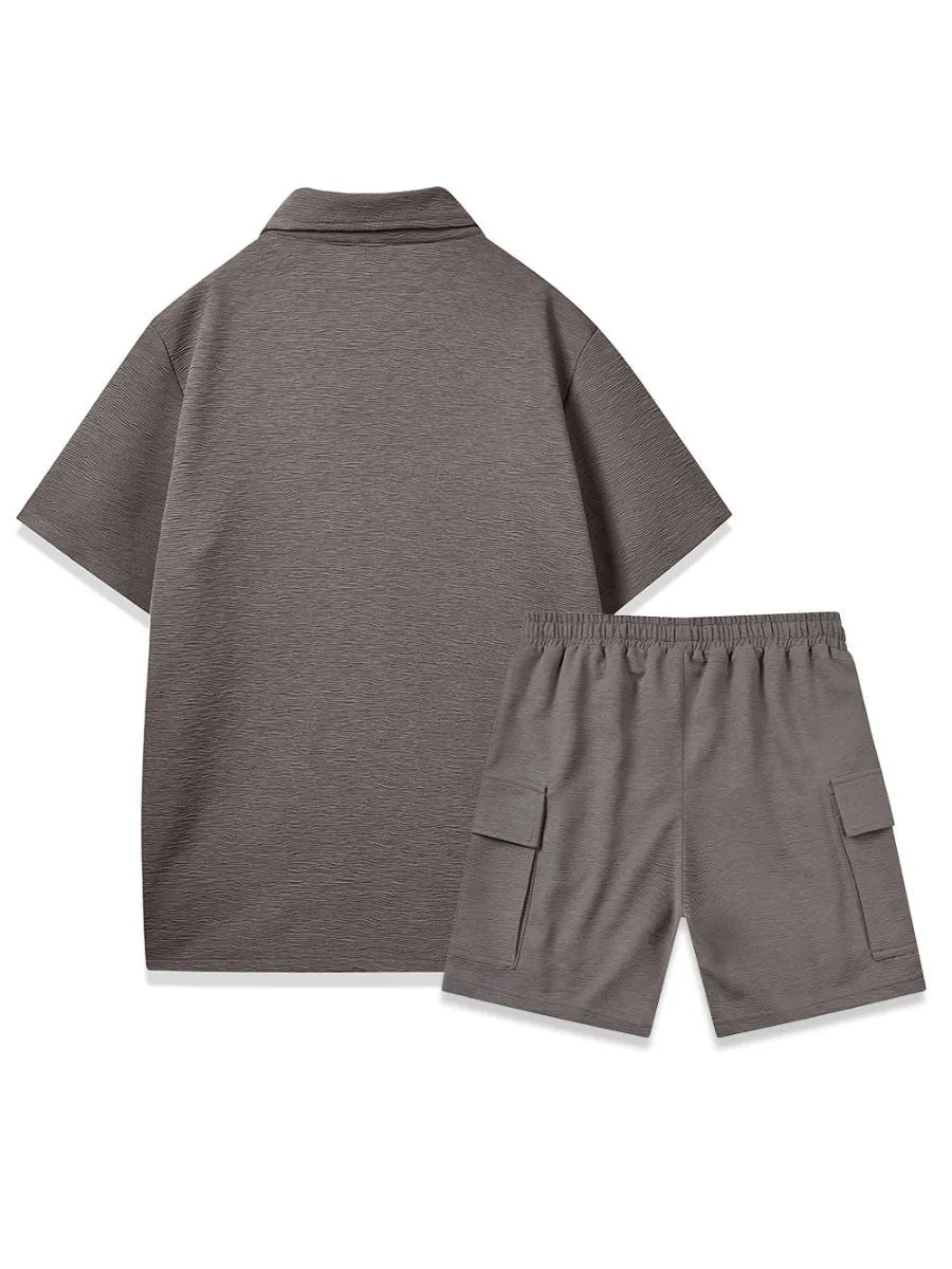 Two-Piece Shirt and Cargo Shorts